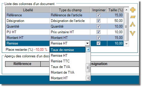 Taux de remise